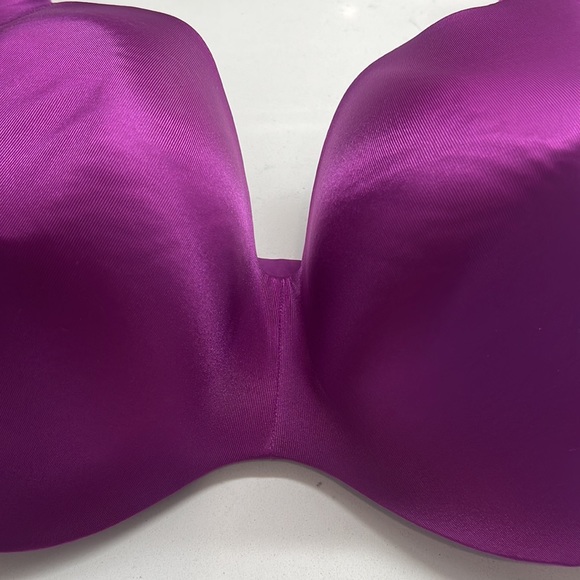 Cacique Purple Smooth Lightly  Lined Full Coverage Underwire Bra Size 44H - Picture 2 of 14